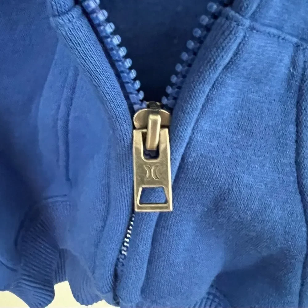 HURLEY‎ NIKE ICONIC FLEECE ZIP HOODIE JACKET, FULL ZIP, Blue, 12 Months, NWT